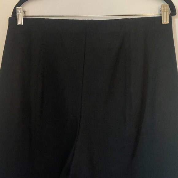 NEW VINCE Classic Black Wool Blend Pants Flat Front Slacks Trousers Womens 12 - Picture 5 of 9